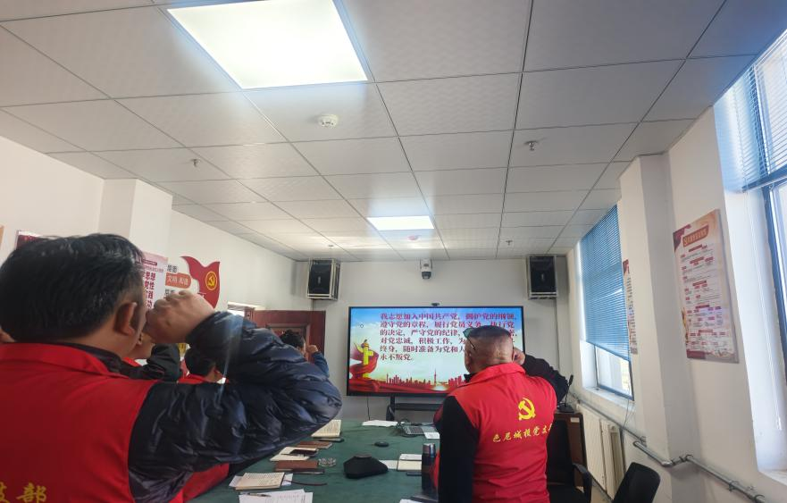 色尼区精瑞城投建设有限公司党支部开展“七一”主题党课活动(图2)